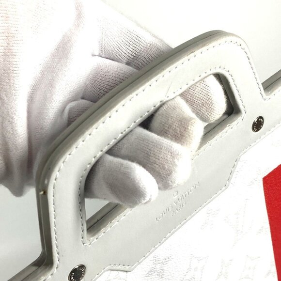 LOUIS VUITTON White Monogram Shoulder Bag - Picture 7 of 16